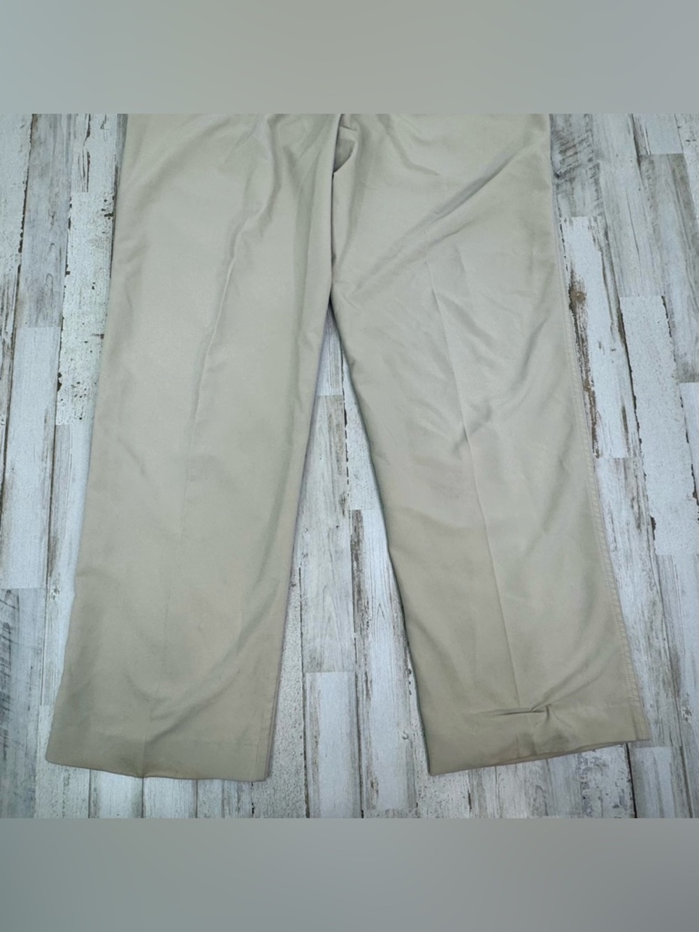 FootJoy Pants Mens 38x31 Beige Microfiber Stretch Dress Pants Golf Performance - Picture 11 of 11